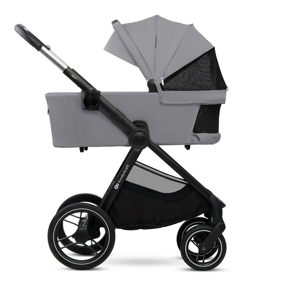 KINDERKRAFT Kočík kombinovaný Nea 2 2v1 Platinum Grey